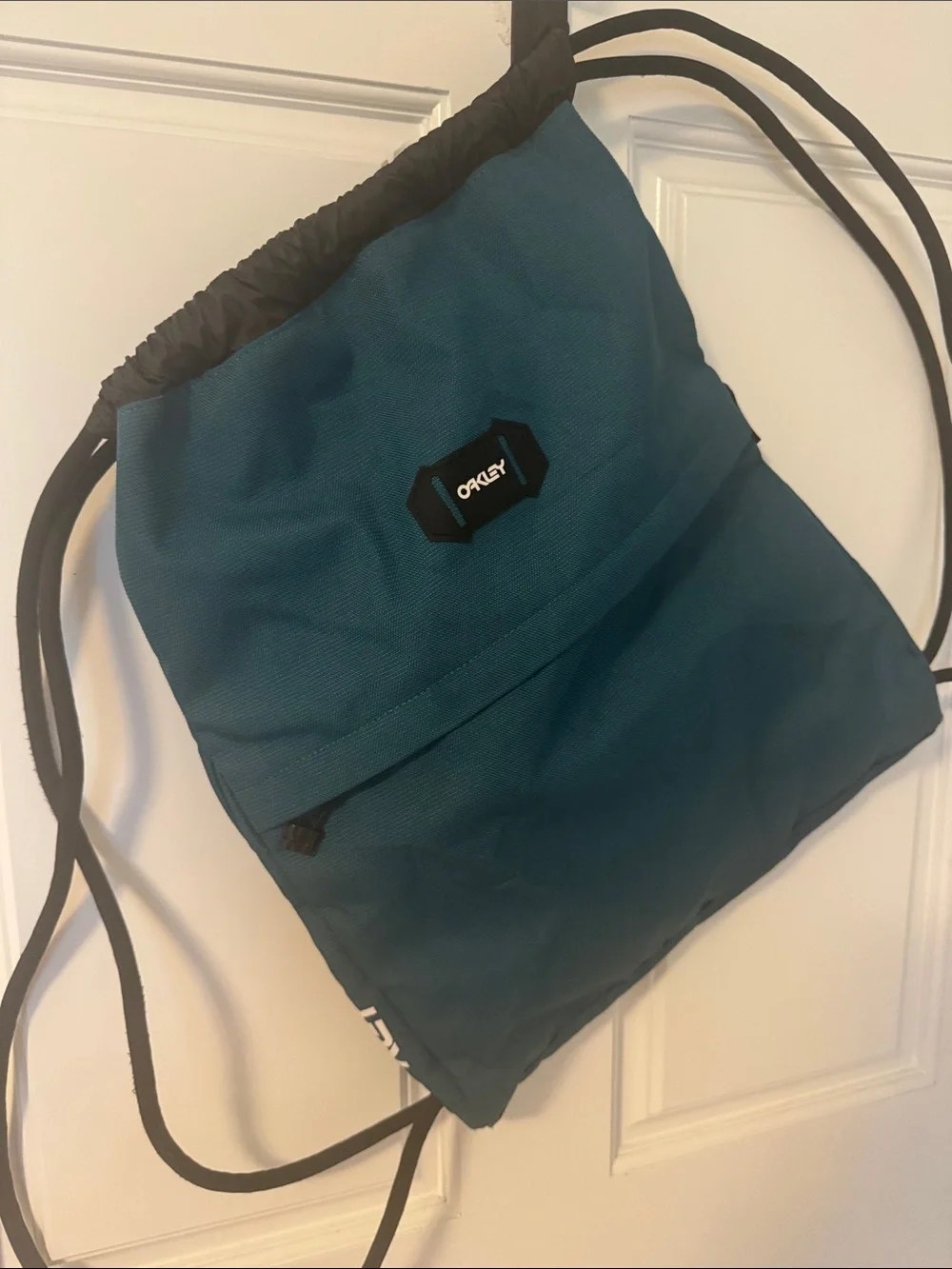 Oakley Green Drawstring Pack with Black Trim